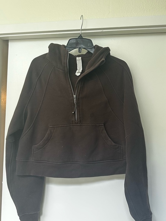 lululemon athletica Tops - Lululemon half zip oversized pullover dark brown